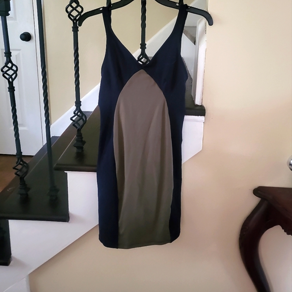 Body hugging block dress.  Size small